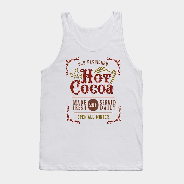 Hot Cocoa - Xmas Christmas Winter Tank Top by AbundanceSeed